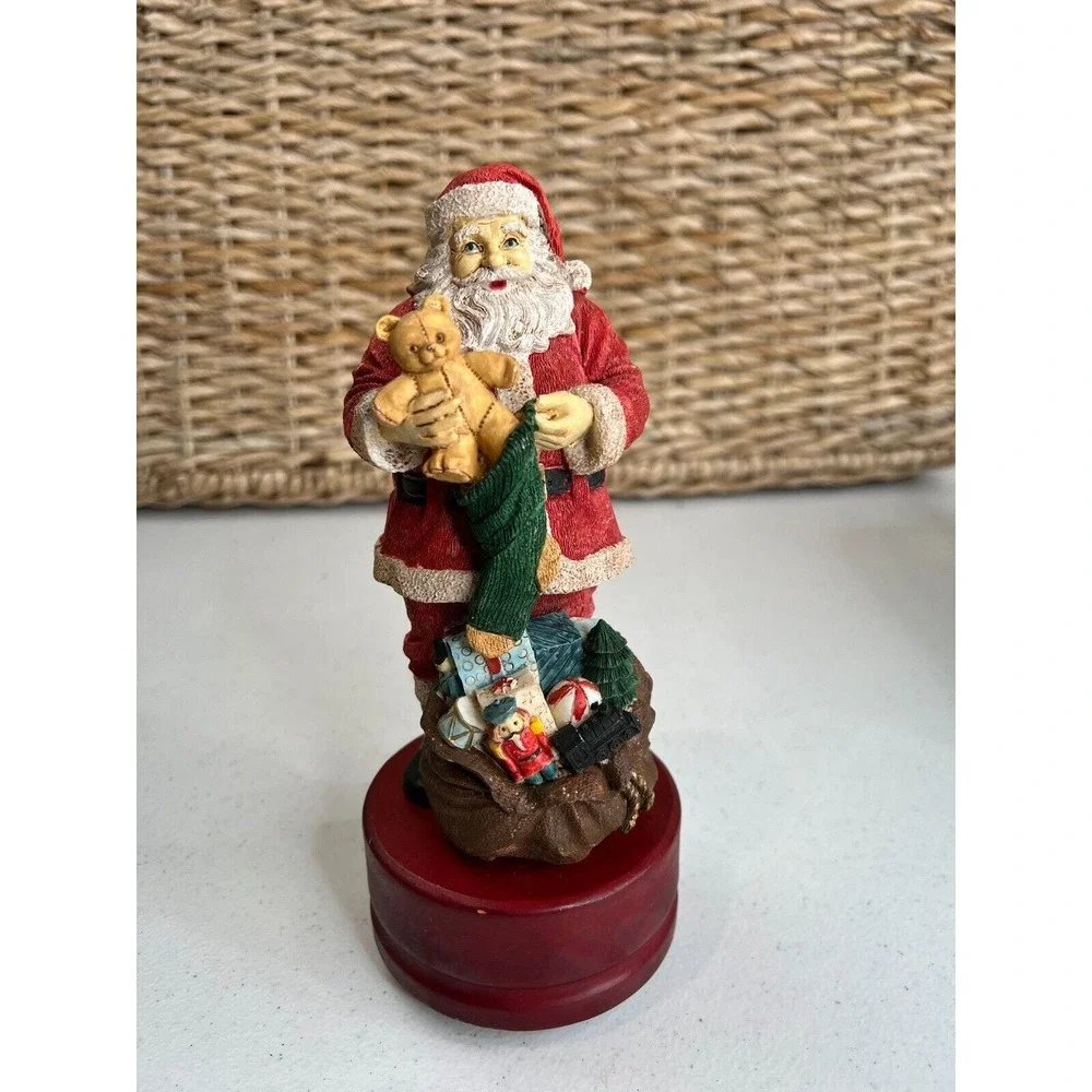 Seymour Mann Christmas Collectibles Cold Cast Porcelain‎ Santa Claus Figurines